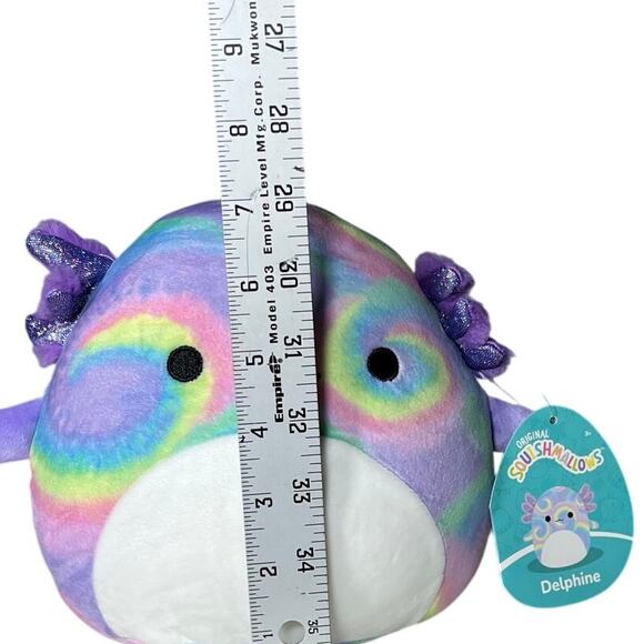 Brand New with Tags — 2021 Jazwares Squishmallows Delphine Axolotl, 7" - Picture 6 of 6
